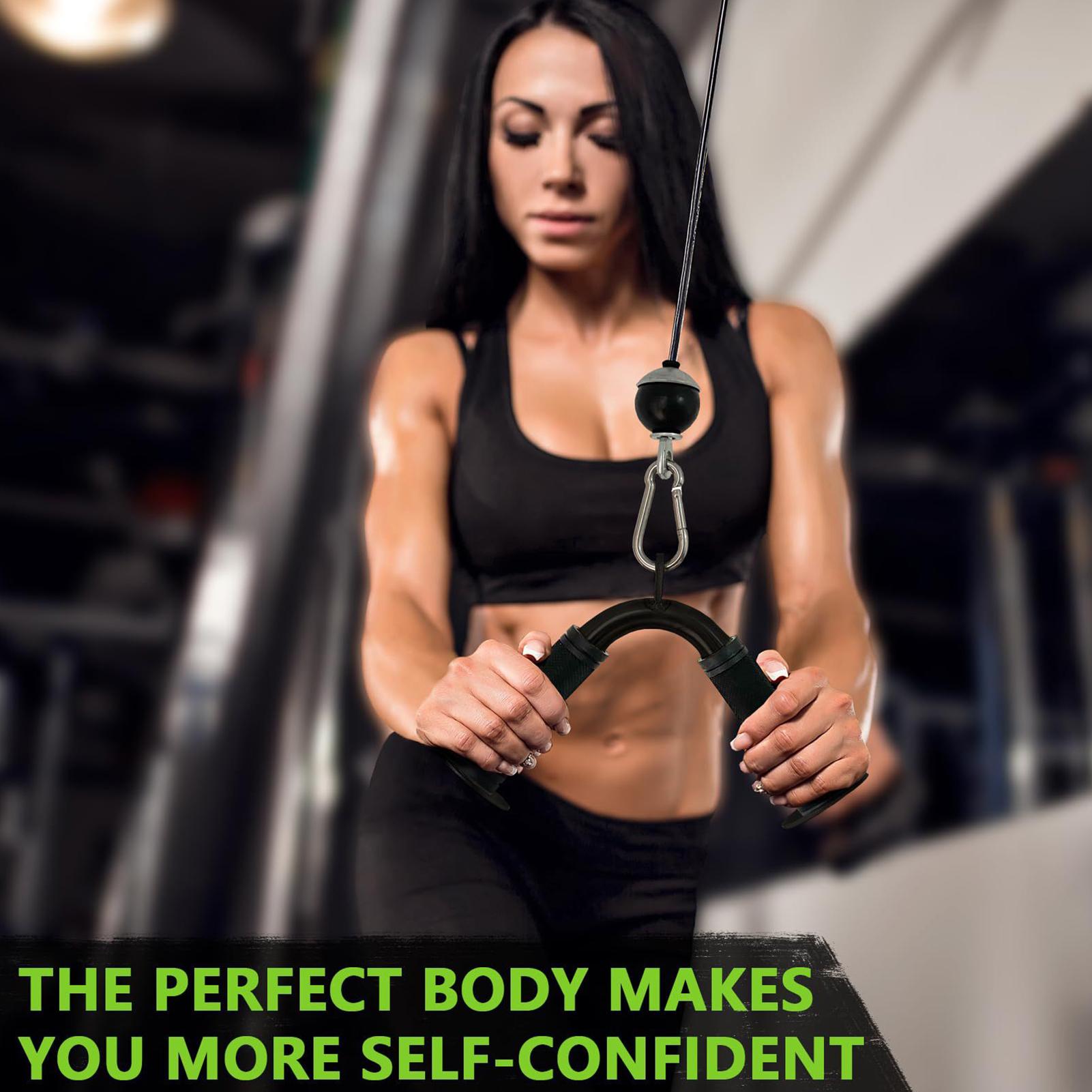 Home Gym Nala - Lat Pulldown Bar Attachment V-Grip Tricep