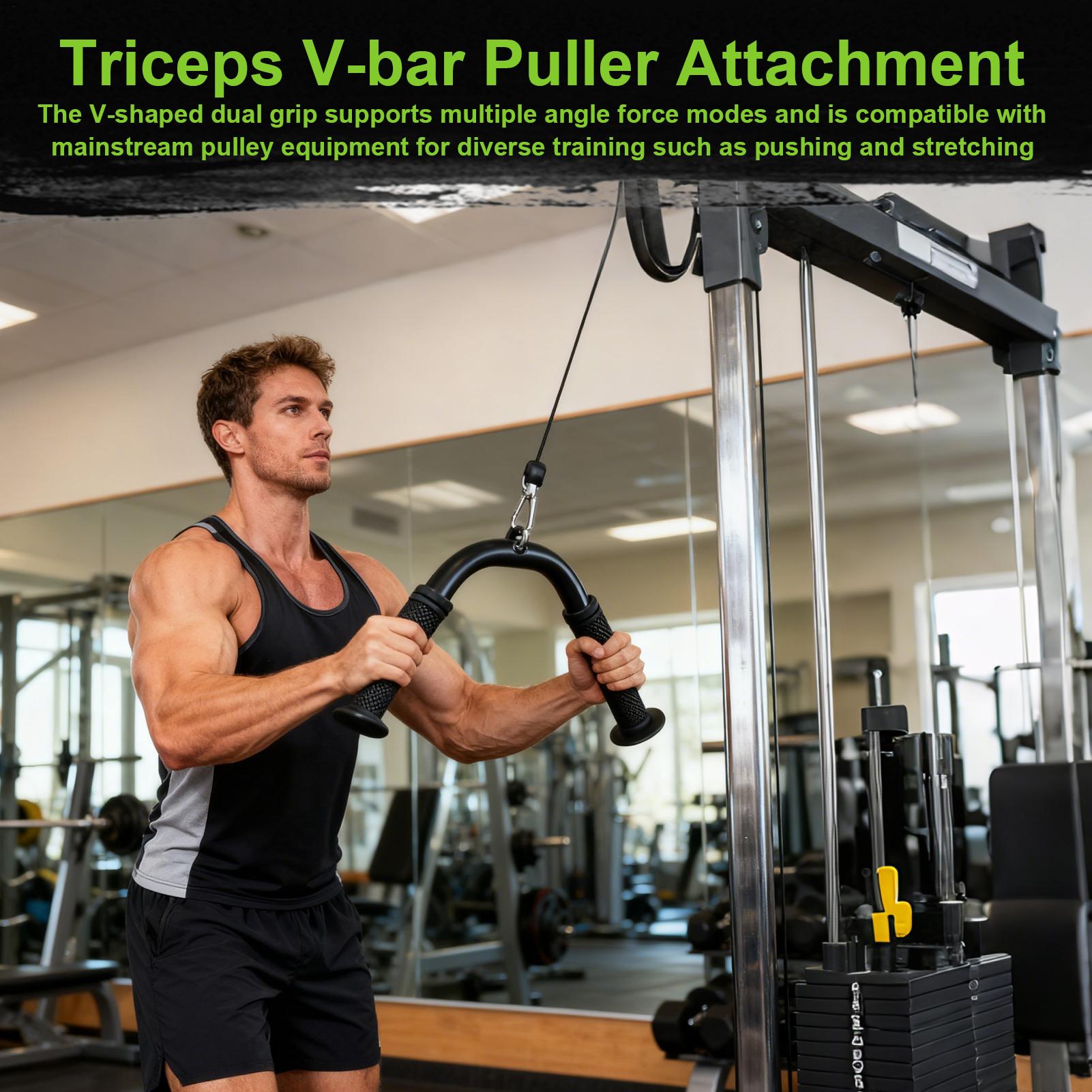 Lat Pulldown Bar Attachment V- - Home Gym Nala review and price