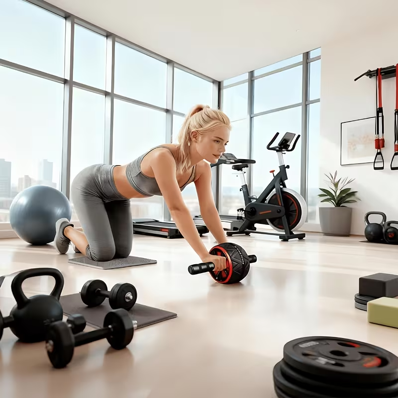 Ab Roller Wheel and Knee Mat,  - Home Gym Rig review and price