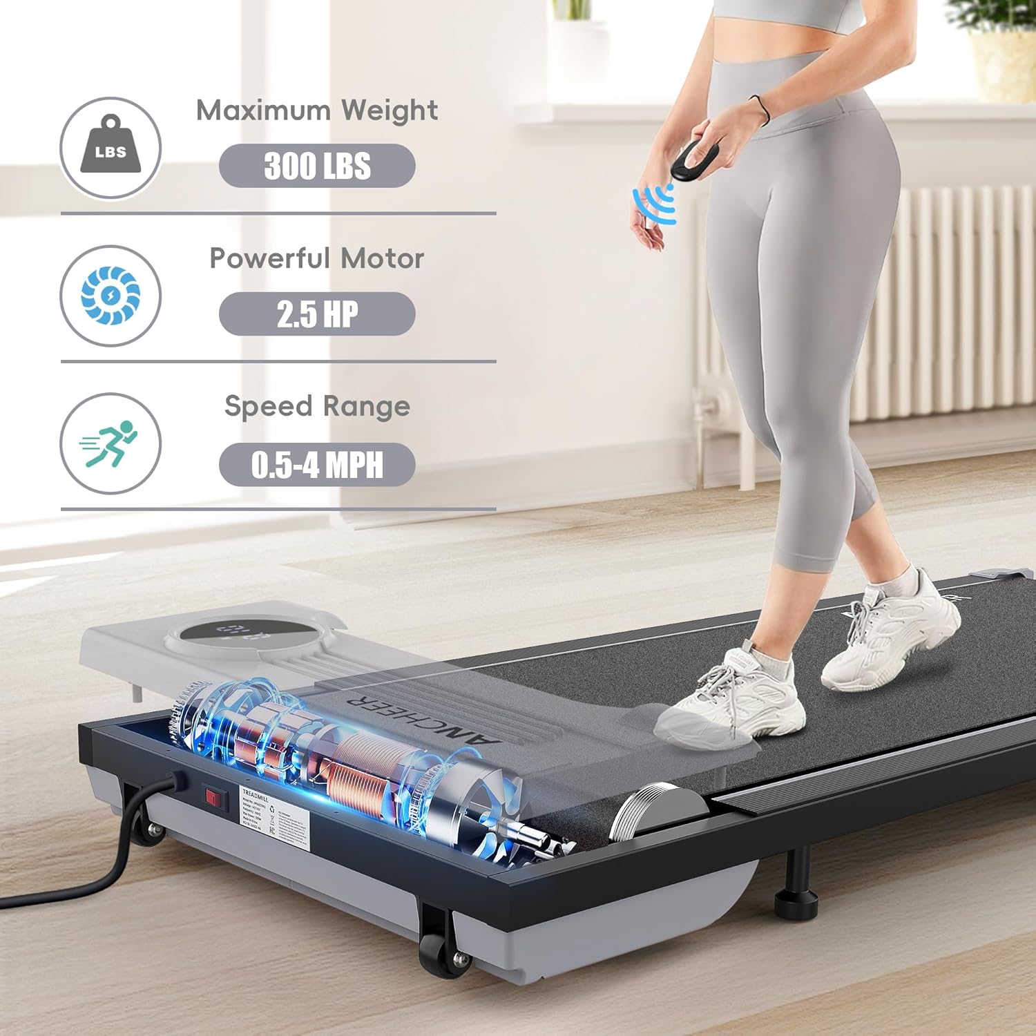 Compact 2-in-1 Under Desk Trea - Home Gym Under $300 review and price