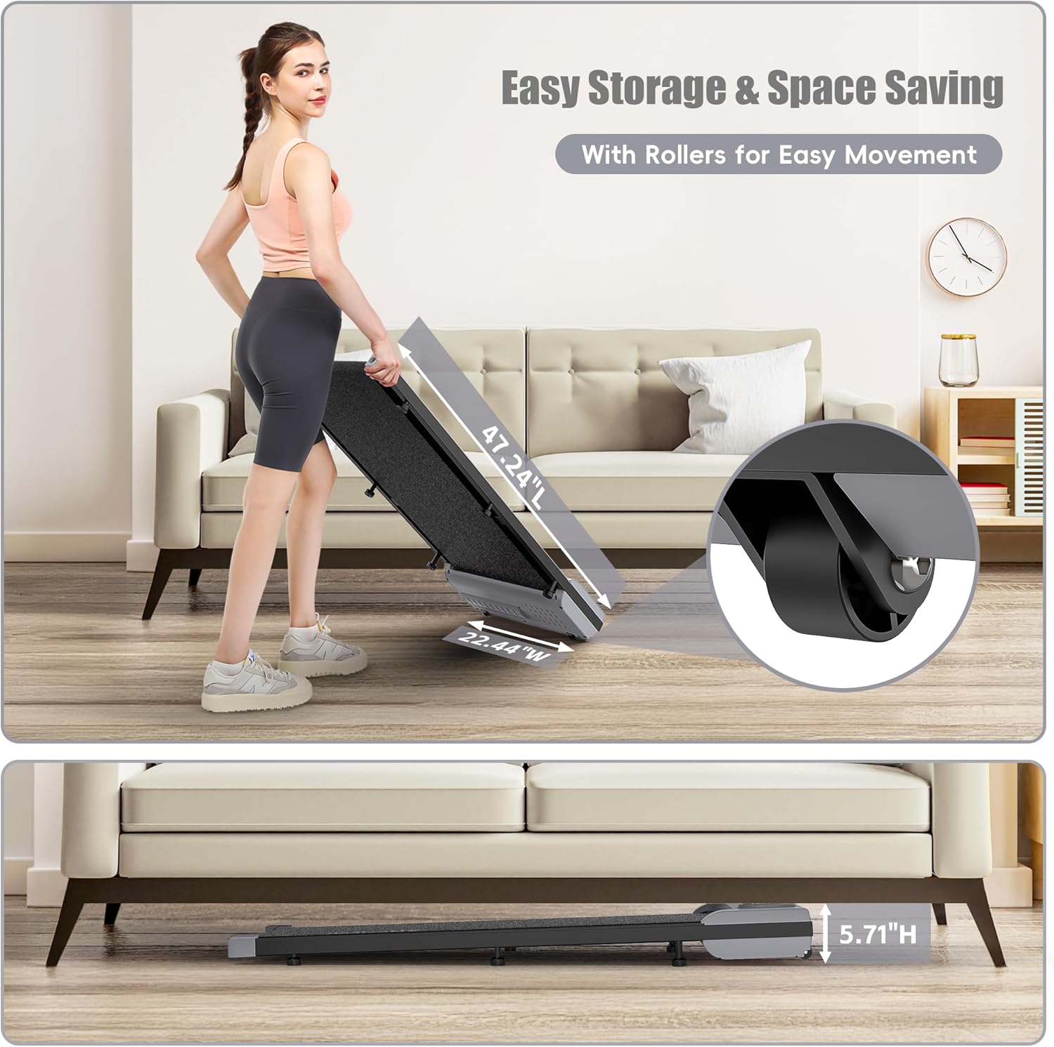 Compact 2-in-1 Under Desk Trea - Home Gym Under $300 review and price