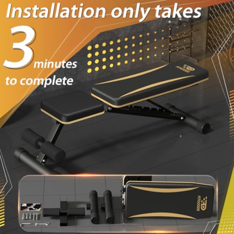 Adjustable Weight Bench for Ho - Home Gym Weight Bench review and price