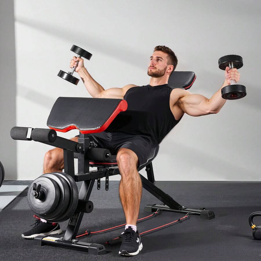 Weight Bench, 800lbs Adjustabl - Home Gym Weight Bench review and price