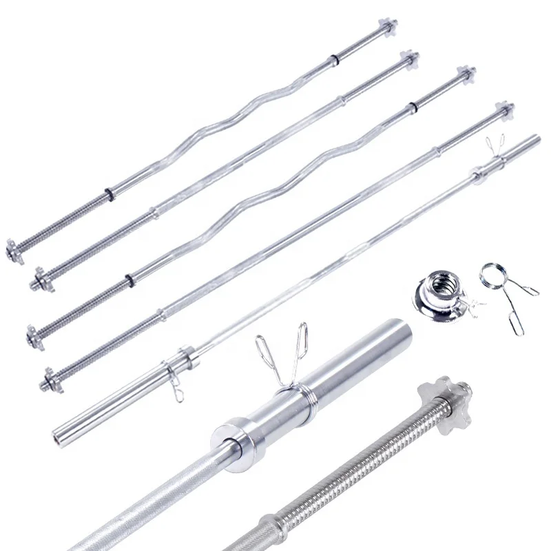 Custom Chromed Powerlifting ba - Barbell Curl Bar review and price