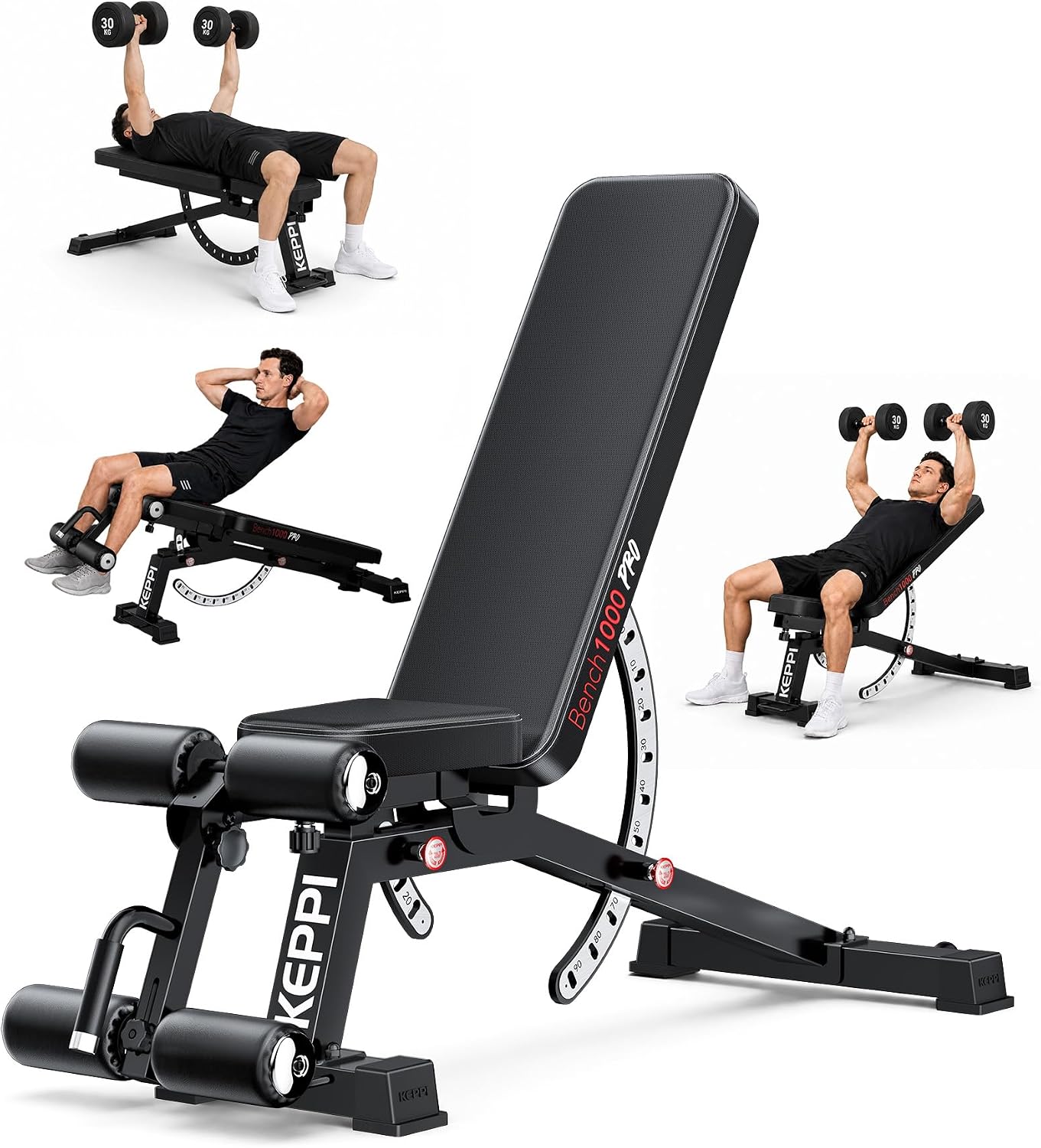 Adjustable Weight Bench 1200LB - Home Gym Weight Bench review and price