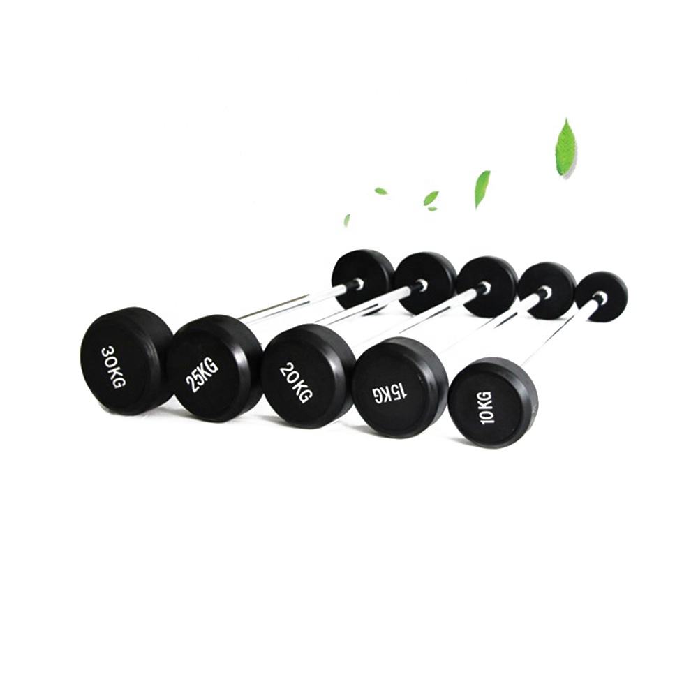 Steel Barbell Straight Curved  - Barbell Curl Bar review and price