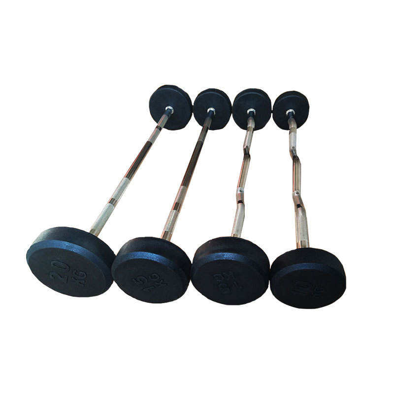 Steel Barbell Straight Curved  - Barbell Curl Bar review and price