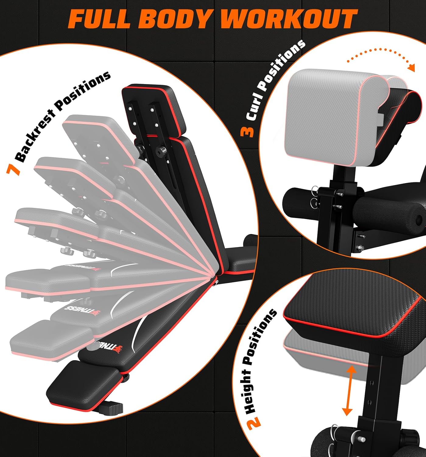 Home Gym Foldable Weight Bench - Home Gym Weight Bench review and price